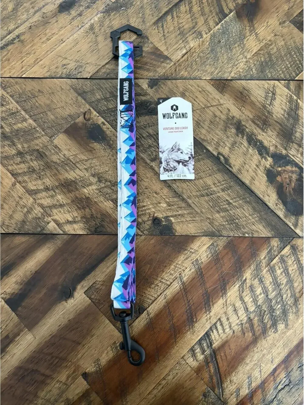 Wolfgang Dog Leash in Rocky Peak 4 Feet Long NWT